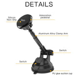 Suport auto Yesido Suport auto (C41), Brat extensibil, 360° Rotation Angle, pentru Bord, Parbriz, negru