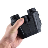Techsuit HD Binocular Telescope (BN1)- cu Nigh Vision, portabil, Multi Coated Lenses, Compact, Easy Focus, 12x25, Negru