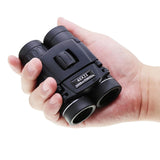 Techsuit Small Compact Binocular (BN2), pentru Hunting, Camping, Waterproof, High Powered, portabil, pliabil, 40x22, Negru