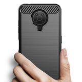 Husa pentru Nokia G10, Techsuit Carbon Silicone, negru