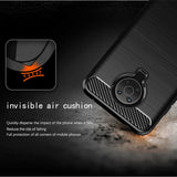 Husa pentru Nokia G10, Techsuit Carbon Silicone, negru