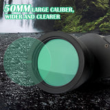 Techsuit Professional Military Binoculars (BN3), pentru Hunting, Waterproof, High Power, HD, Long Range, 20x50, Negru