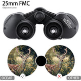 Techsuit Professional Military Binoculars (BN3), pentru Hunting, Waterproof, High Power, HD, Long Range, 20x50, Negru