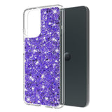 Husa pentru Motorola Moto G34, Techsuit Sparkly Glitter, alb