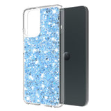 Husa pentru Motorola Moto G34, Techsuit Sparkly Glitter, alb