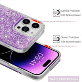 Husa pentru Xiaomi Redmi Note 13 4G, Techsuit Sparkly Glitter, alb