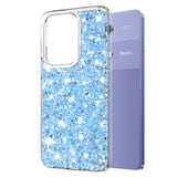 Husa pentru Xiaomi Redmi Note 13 Pro 4G, Techsuit Sparkly Glitter, alb