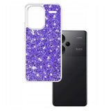 Husa pentru Xiaomi Redmi Note 13 Pro+ 5G, Techsuit Sparkly Glitter, alb