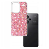 Husa pentru Xiaomi Redmi Note 13 Pro+ 5G, Techsuit Sparkly Glitter, alb