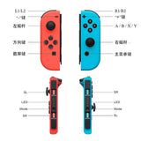 Gamepad Techsuit Switch Wireless Controller (Thswc), cu Integrat 360° Joystick, 450mAh, 6 Axis, rosu;albastru