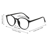 Techsuit Anti-Blue Light Glasses Reflex TR90 (F8551-C7), Round, Gri