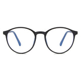Techsuit Anti-Blue Light Glasses Reflex TR90 (F8551-C2), Round, Sand Negru