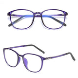 Techsuit Anti-Blue Light Glasses Reflex PC (F2822), Round, Albastru