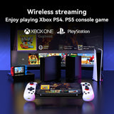 Gamepad Techsuit Wireless Controller (D6 DP), pentru Phones, Bluetooth, 400mAh, alb