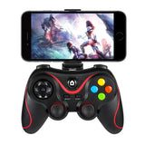 Gamepad Techsuit Wireless Controller (V8), Bluetooth V4.0, 2.4G, 400mAh, negru;albastru