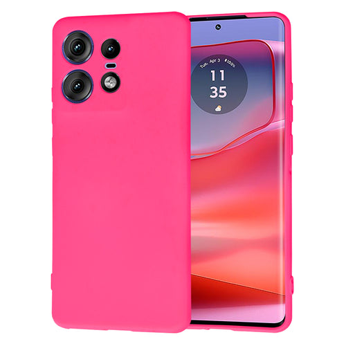 Husa pentru Motorola Edge 50 Pro, Techsuit SoftFlex, fucsia