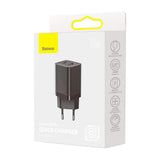 Incarcator retea Baseus Super Si Pro (Ccsupp-E01), Type-C, USB, Incarcare rapida, 30W, negru