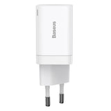 Incarcator retea Baseus Super Si Pro (Ccsupp-E02), Type-C, USB, Incarcare rapida, 30W, alb