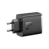 Incarcator retea Baseus Cube Pro (P10152301113-00), Incarcare rapidar, 2x Type-C, USB, 65W, negru