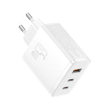 Incarcator retea Baseus Cube Pro (P10152301213-00), Incarcare rapidar, 2x Type-C, USB, 65W, alb