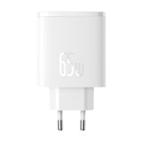 Incarcator retea Baseus Cube Pro (P10152301213-00), Incarcare rapidar, 2x Type-C, USB, 65W, alb