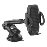 Suport auto Yesido Suport auto (C111), Brat extensibil, 360° Rotation Angle, pentru Bord, Parbriz, negru