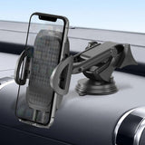 Suport auto Yesido Suport auto (C111), Brat extensibil, 360° Rotation Angle, pentru Bord, Parbriz, negru