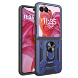Husa pentru Motorola Razr 50 Ultra, Techsuit CamShield Series, albastru