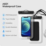 Spigen (2 pack) Husa Impermeabila A601 (AMP03098), IPX8, pentru Phone 3.5, 7, Clear