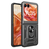 Husa pentru Motorola Razr 50, Techsuit CamShield Series, negru