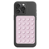 Suport de birou Techsuit Suport telefon (SL-PAD), Suction Pad pentru Selfies, Silicon, Adhesive Mount, Rectangular Shape, bej