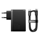 Incarcator retea Baseus GaN5 Pro Digital (P10110825113-00), Type-C Cable Included, Incarcare rapidar, 2xType-C, USB, 160W, 240W, negru