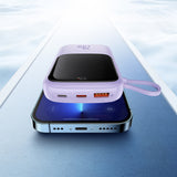 Baterie Externa Baseus Qpow Pro (PPQD030005), Lightning, Type-C, USB, 20000mAh, 20W, cu Cable USB-C, Lightning, 3A, Mov