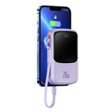 Baterie Externa Baseus Qpow Pro (PPQD030005), Lightning, Type-C, USB, 20000mAh, 20W, cu Cable USB-C, Lightning, 3A, Mov