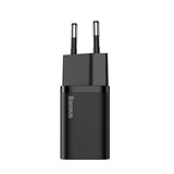 Incarcator retea Baseus Super Si 1C (CCSP020101), Type-C, Incarcare rapida, 25W, negru