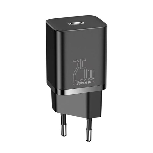 Incarcator retea Baseus Super Si 1C (CCSP020101), Type-C, Incarcare rapida, 25W, negru