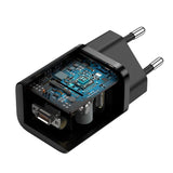 Incarcator retea Baseus Super Si 1C (CCSP020101), Type-C, Incarcare rapida, 25W, negru