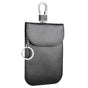 Techsuit Rfid Anti-Theft (AF2), pentru Cards & Keys, PU Leather, EMF Blocker, Negru