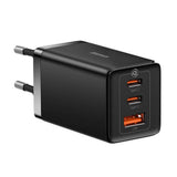 Incarcator retea Baseus GaN5 Pro (CCGP120201), Type-C Cable Included, Incarcare rapida, 2xType-C, USB, 65W, 100W, 1m, negru
