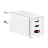 Incarcator retea Baseus GaN5 Pro (CCGP120202), Type-C Cable Included, Incarcare rapida, 2xType-C, USB, 65W, 100W, 1m, alb