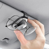 Baseus Organizator Auto Platinum Vehicle (Acyjn-B0S), pentru Glasses, Clamping Type, Argintiu