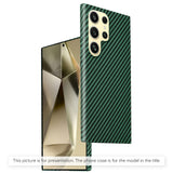 Husa pentru Samsung Galaxy S24 Plus, Techsuit Carbonite FiberShell, cyan