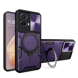 Husa pentru Motorola Moto G85, Techsuit CamGuard Pro, albastru