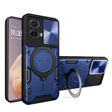 Husa pentru Motorola Moto G85, Techsuit CamGuard Pro, albastru