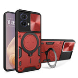 Husa pentru Motorola Moto G85, Techsuit CamGuard Pro, albastru