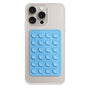 Suport de birou Techsuit Suport telefon (SE-PAD), Suction Pad pentru Selfies, Silicon, Adhesive Mount, Rectangular Shape, bleu