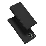 Husa pentru iPhone 15 Plus, Techsuit Magskin Book, negru