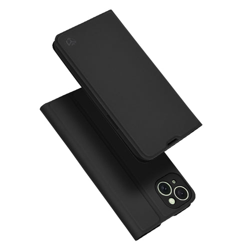 Husa pentru iPhone 15 Plus, Techsuit Magskin Book, negru