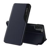 Husa pentru Samsung Galaxy S21 FE 5G, Techsuit eFold Series, albastru