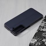 Husa pentru Samsung Galaxy S21 FE 5G, Techsuit eFold Series, albastru